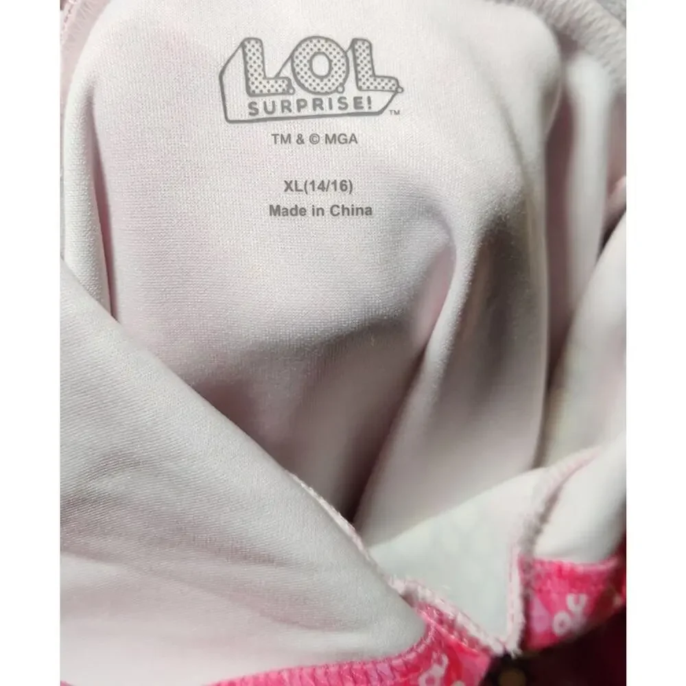 L.O.L. Surprise! Girls Hooded Tutu Dress XL 14/16 Halloween Costume Cosplay